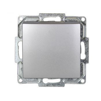 Gunsan Visage Schalter Steckklemm-Stystem Ein-/Ausschalter Unterputz Silber 01281500250101