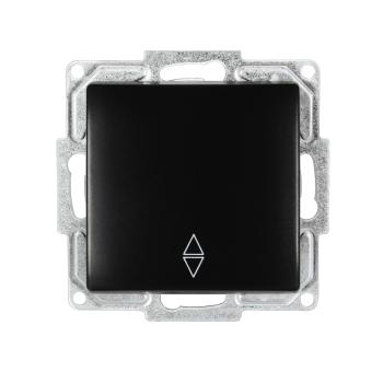 Gunsan Visage 2-Wege Schalter Wechselschalter Unterputz Schwarz