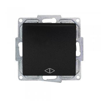 Gunsan Visage Kreuzschalter Schalter Unterputz Schwarz