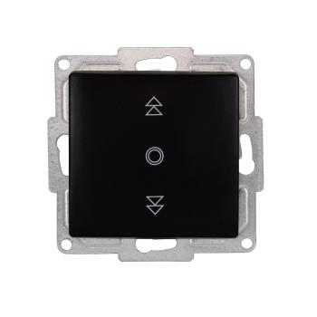 Gunsan Visage 1x Schaltwippe Jalousieschalter Rolladenschalter Unterputz Schwarz