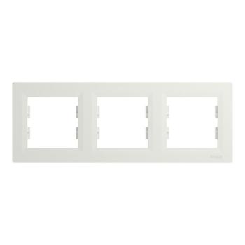 Schneider Electric ASFORA 3-Fach Rahmen Horizontal weiss EPH5800321D
