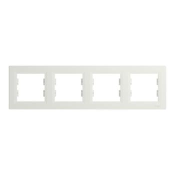 Schneider Electric ASFORA 4-Fach Rahmen Horizontal weiss EPH5800421D
