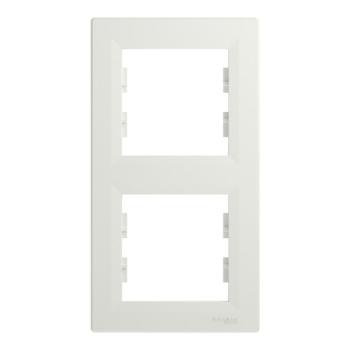 Schneider Electric ASFORA 2-Fach Rahmen Vertikal weiss EPH5810221D