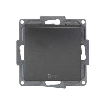 Gunsan Visage Taster Glocke Klingel Unterputz Dunkelsilber