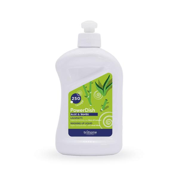 Brilhome / PowerDish „Aloe & Bambus“ (mit Schneckenschleim) 500 ml